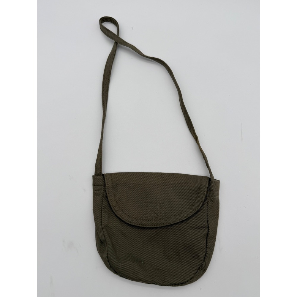 Arizona Jean Company Olive Green Cotton Twill Crossbody Vintage Mini Bag 35052A